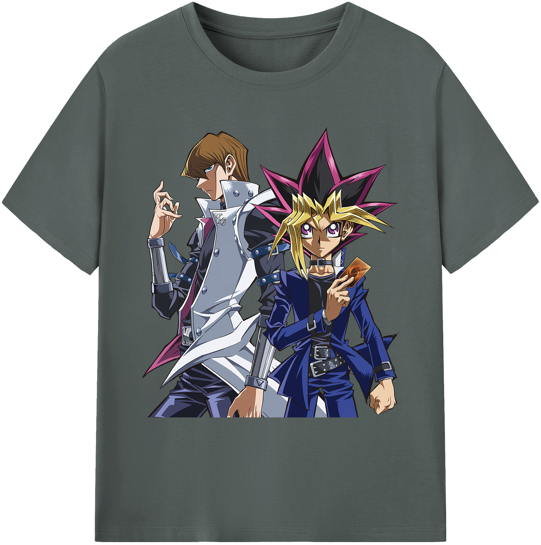 （画像用） 遊☆戯☆王 Yu-Gi-Oh! 綿100％ メンズ半袖Tシャツ｜肌触りやわらか＆通気性
